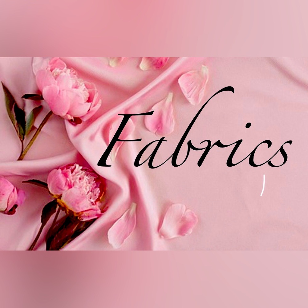 Fabrics, remnants and sewing section COMING SOON ;)